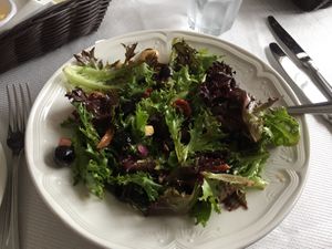 Salad at Rauda Husid in Eyrarbakki