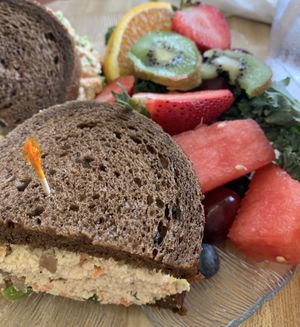 Egg-less Egg Salad 😋  at Green Cuisine Restaurant in Stone Harbor