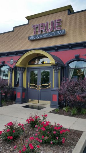 True BBQ and Whiskey Bar- street view at True BBQ and Whiskey Bar in Munster