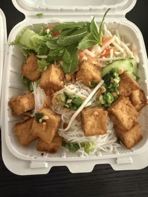 Crispy vermicelli tofu  at Urban Rolls in Rocklin