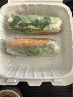 Crispy tofu spring rolls  at Urban Rolls in Rocklin