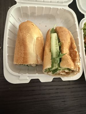 Crispy tofu bahn mi  at Urban Rolls in Rocklin