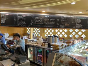 Menu Above  at Vik's Chaat and Market in Berkeley