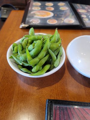 Edamame at Tengu Ramen in Escondido