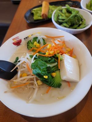 Veggie ramen at Tengu Ramen in Escondido