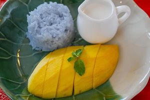 dessert at Visoun in Luang Prabang