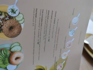 Bagel selection at Bagels & Beans - Bos en Lommerweg in Amsterdam