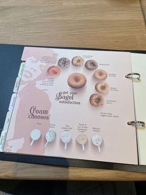 menu at Bagels & Beans - Keizersgracht in Amsterdam