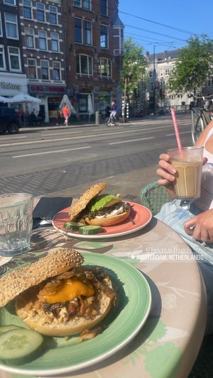   at Bagels & Beans - Keizersgracht in Amsterdam