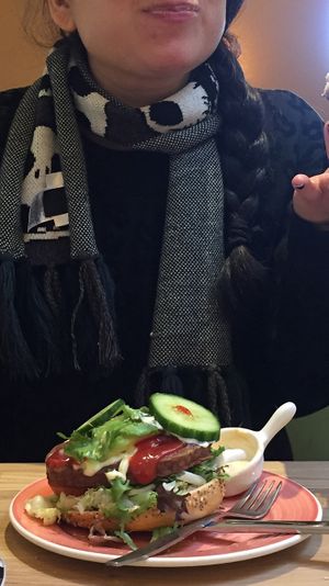 Meatless Magic Burger at Bagels & Beans - Keizersgracht in Amsterdam