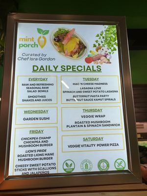 Daily Specials! at MintPorch Cafe in New York City