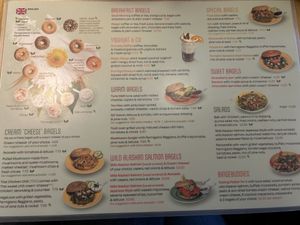 English Menu   at Bagels & Beans - Roetersstraat in Amsterdam