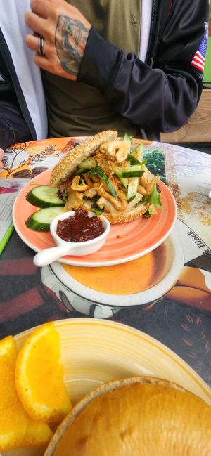 Bali bagel at Bagels & Beans - Roetersstraat in Amsterdam