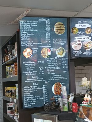regular menu at Break Away Cafe in New York City