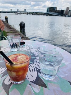 Mooi uitzicht  at Bagels & Beans - Veemkade in Amsterdam