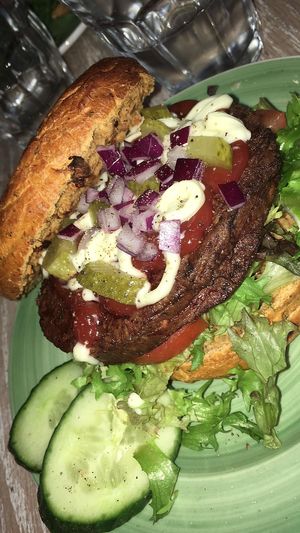 Meatless Bagel  at Bagels & Beans - Waterlooplein in Amsterdam