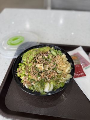Poke Bowl With Tofu  at Ahipoki in Hawthorne