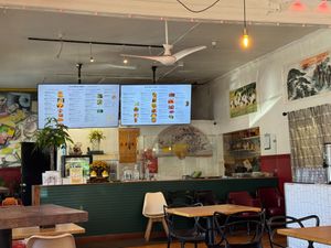 Ordering Area at Fusion Fare Restaurant in Santa Cruz