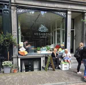 front of store at Vegabond - Leliegracht in Amsterdam
