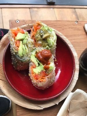 Spring roll  at Vegabond - Leliegracht in Amsterdam