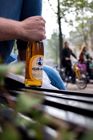 Club Mate for that extra bit of energy! at Vegabond - Leliegracht in Amsterdam