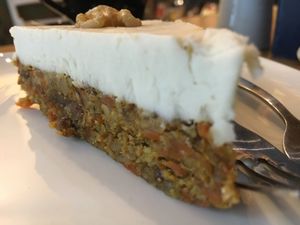 Vegan cheesecake  at Vegabond - Leliegracht in Amsterdam