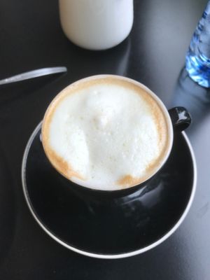 Cappuccino with soy milk at Vegabond - Leliegracht in Amsterdam