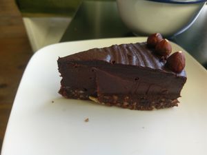 Raw Hazelnut Cake at Vegabond - Leliegracht in Amsterdam