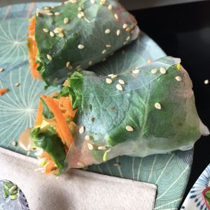 Rice Rolls at Vegabond - Leliegracht in Amsterdam