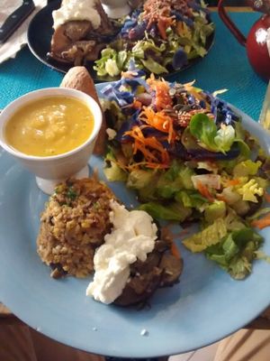 Plato del día / fairly good at times at Tiyoweh La Quietud in Madrid