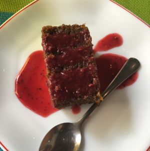 coffee cake  at Tiyoweh La Quietud in Madrid