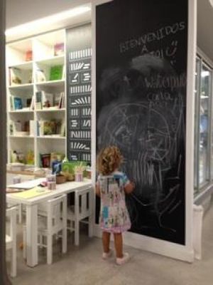 Kids play zone at OBBIO Barcelona. at OBBIO Food in Barcelona