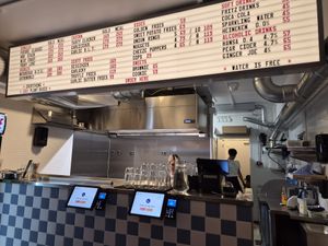 Menu at Dirty V - Torggata in Oslo