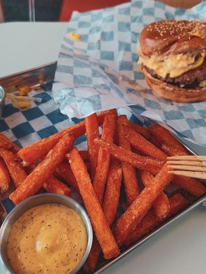 Sweet Potato Fries. 75 nok [22.04.2026] at Dirty V - Torggata in Oslo