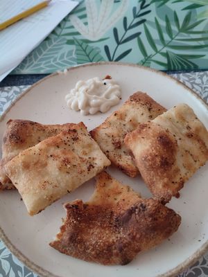 Garlic bread at Pizza Vera in Rugby