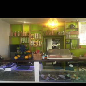 inside at Vita Health Food Bar in Hvar
