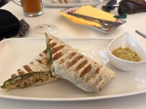 veggie wrap  at Vita Health Food Bar in Hvar