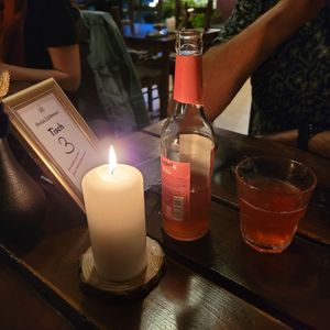 Rhabarber Schorle und viel Gemütlichkeit at Die FETTE BEETE in Krefeld