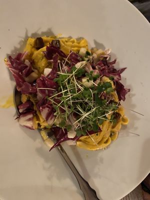 Pumpkin carbonara #Veganuary at Die FETTE BEETE in Krefeld