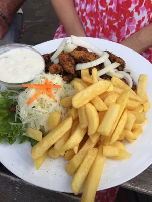 Gyros Teller at Die FETTE BEETE in Krefeld