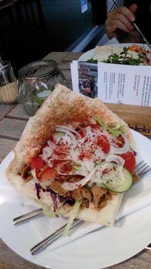 yummy vegan food!! at Die FETTE BEETE in Krefeld