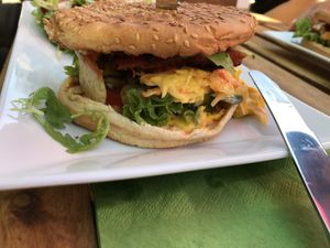 The burger at Die FETTE BEETE in Krefeld