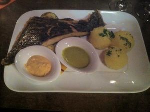 marinated 'fish' (vegan) at Substitodo in Berlin