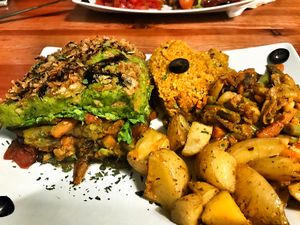 lasagna at Sanissimo - Malasaña in Madrid