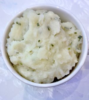 Mashed potatoes  at Raffles Dubai in Dubai