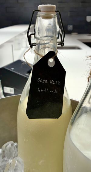Soya milk  at Brasserie Uptown in Dubai