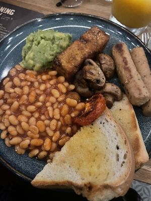 Vegan breakfast   at Morning Glory in Todmorden