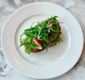 Avocado toast  at Azur in Dubai