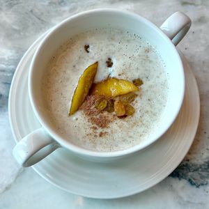 Oatmeal porridge  at Azur in Dubai