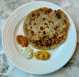 All paratha  at Azur in Dubai